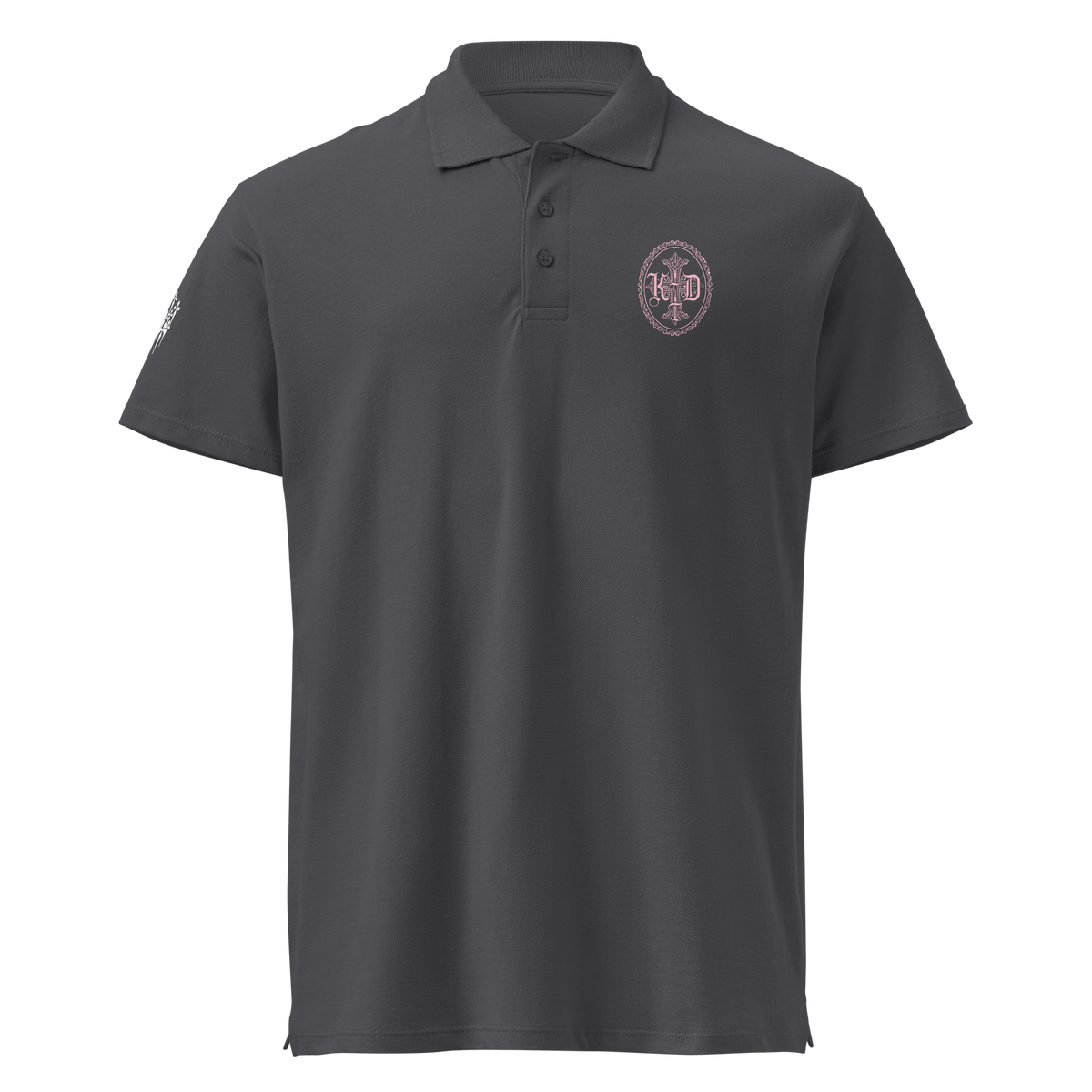 ♱ PRINT CROSS POLO