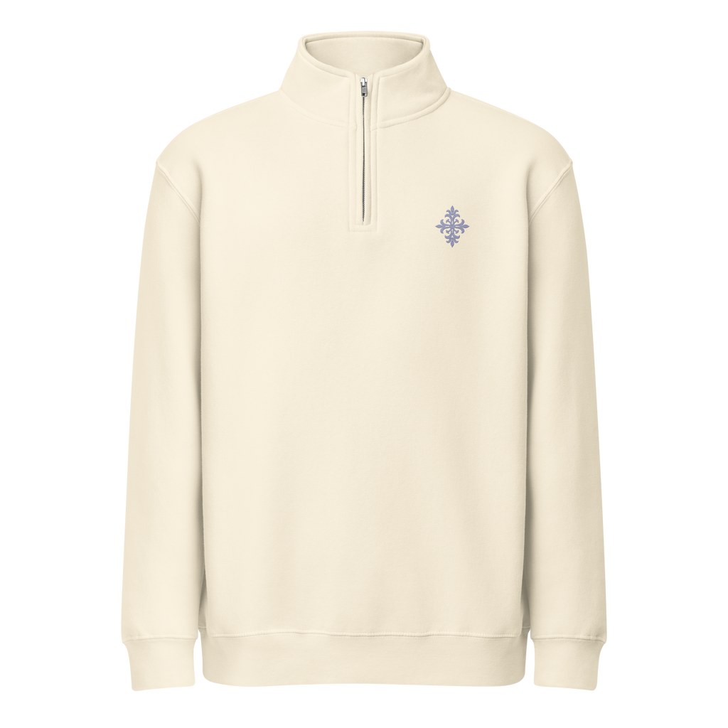 ♱ LOGO QUARTER ZIP 01